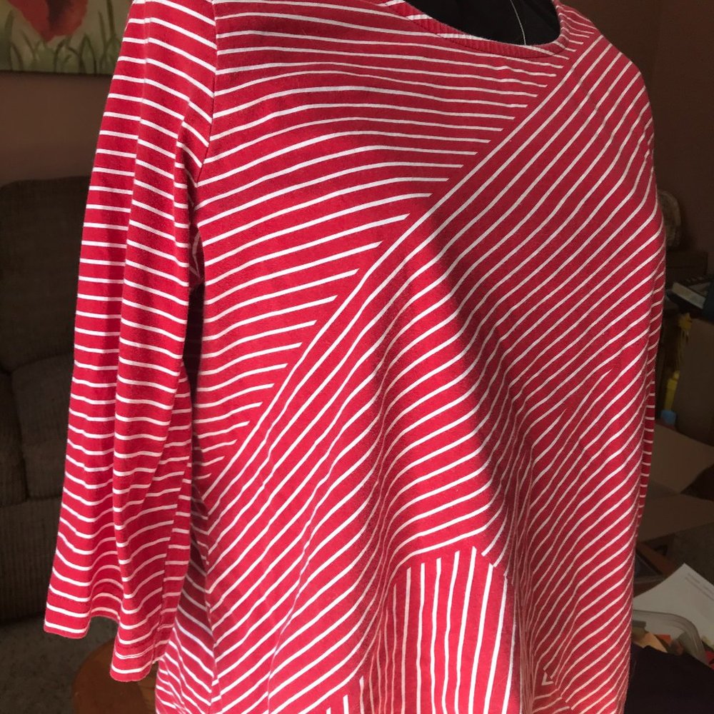 Red Striped Top - Picture 2 of 6